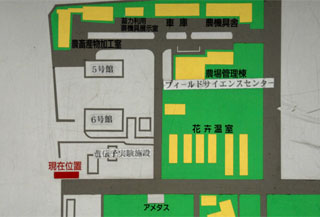農畜産物加工室付近の地図