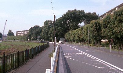 科特隊の車が通過した場所