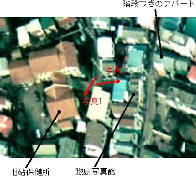 昭和49年 砧保健所周辺の空中写真