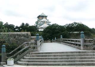 大阪城天守閣と極楽橋