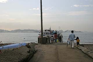 猿島の桟橋