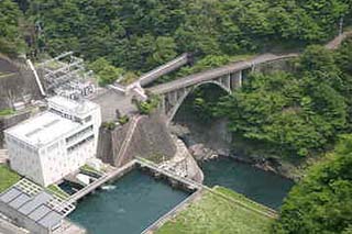 多摩川第一発電所の全景