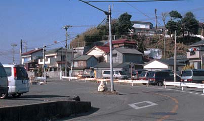 漆山湾の高台周辺